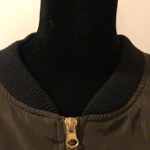 Love Tree Bomber Jacket with patch details sz L - Picture 6 of 9